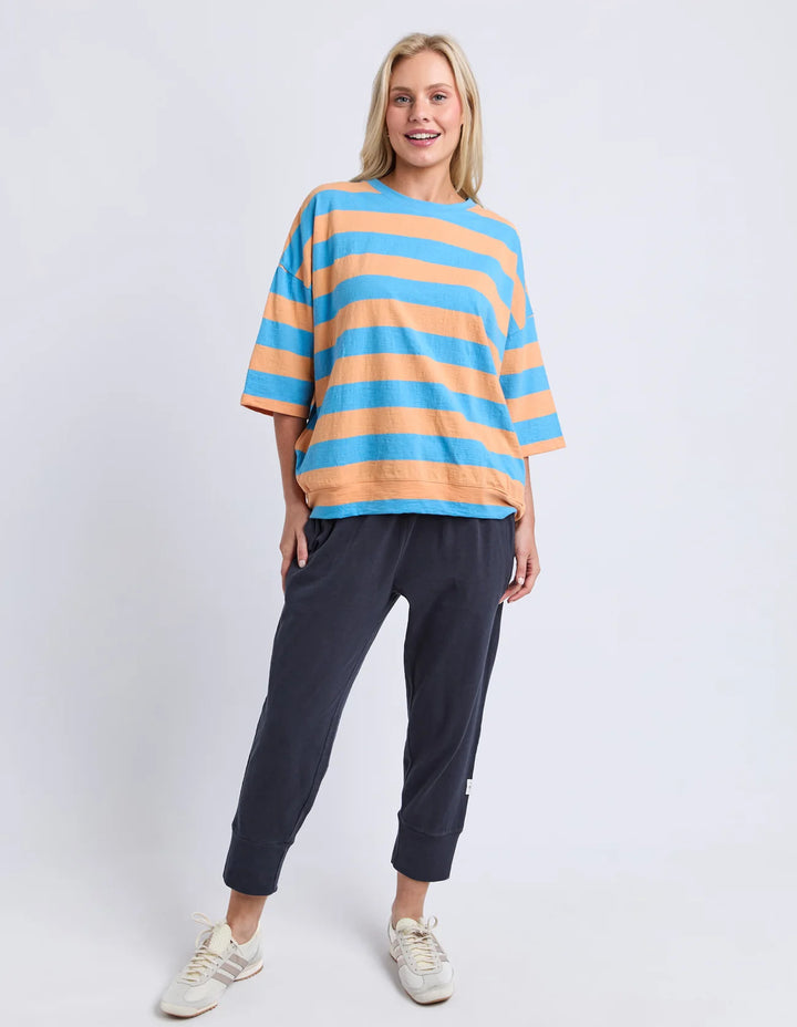 Mazie Blue Stripe Sweat