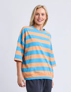 Mazie Blue Stripe Sweat