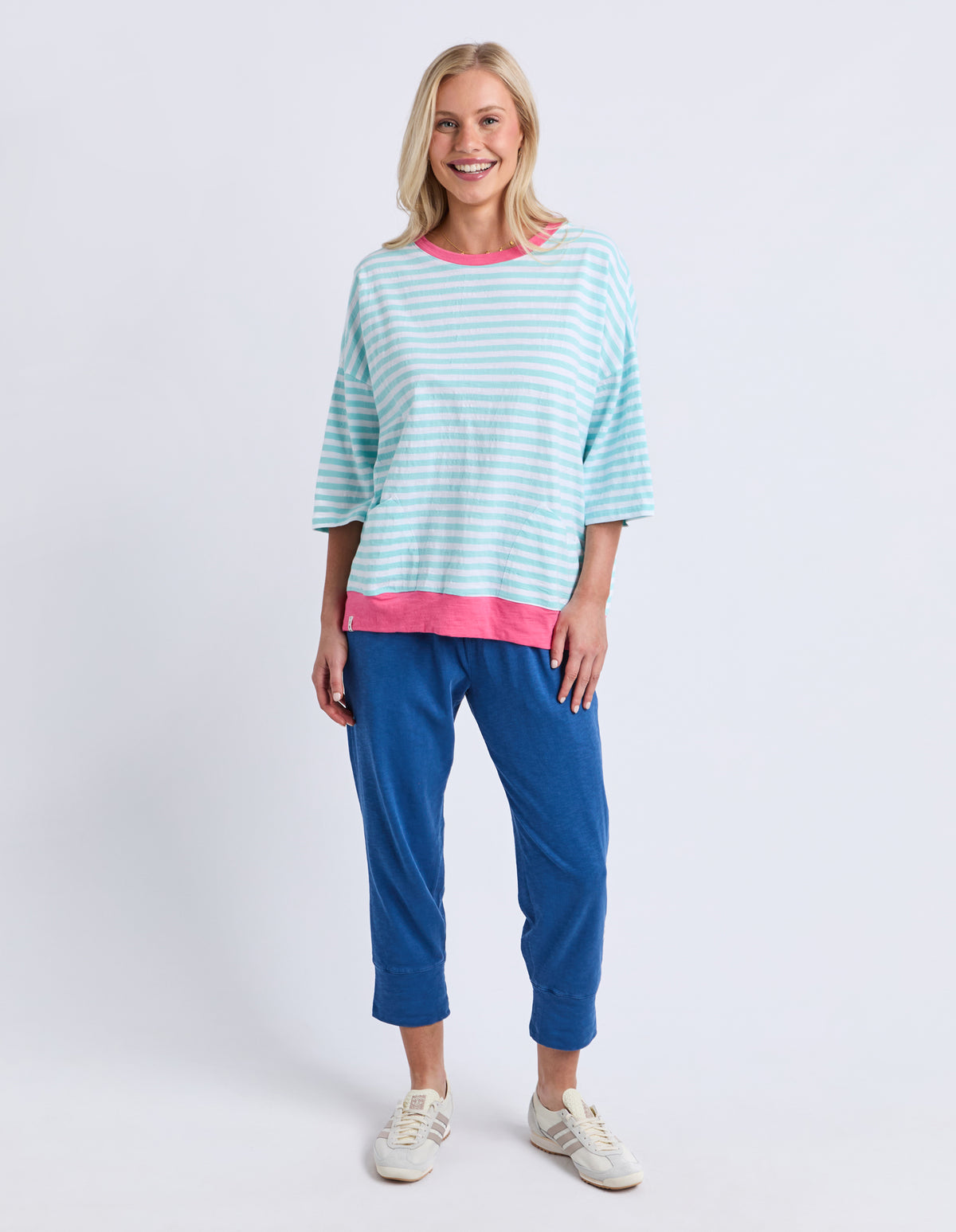 Mazie Stripe Ringer Sweat