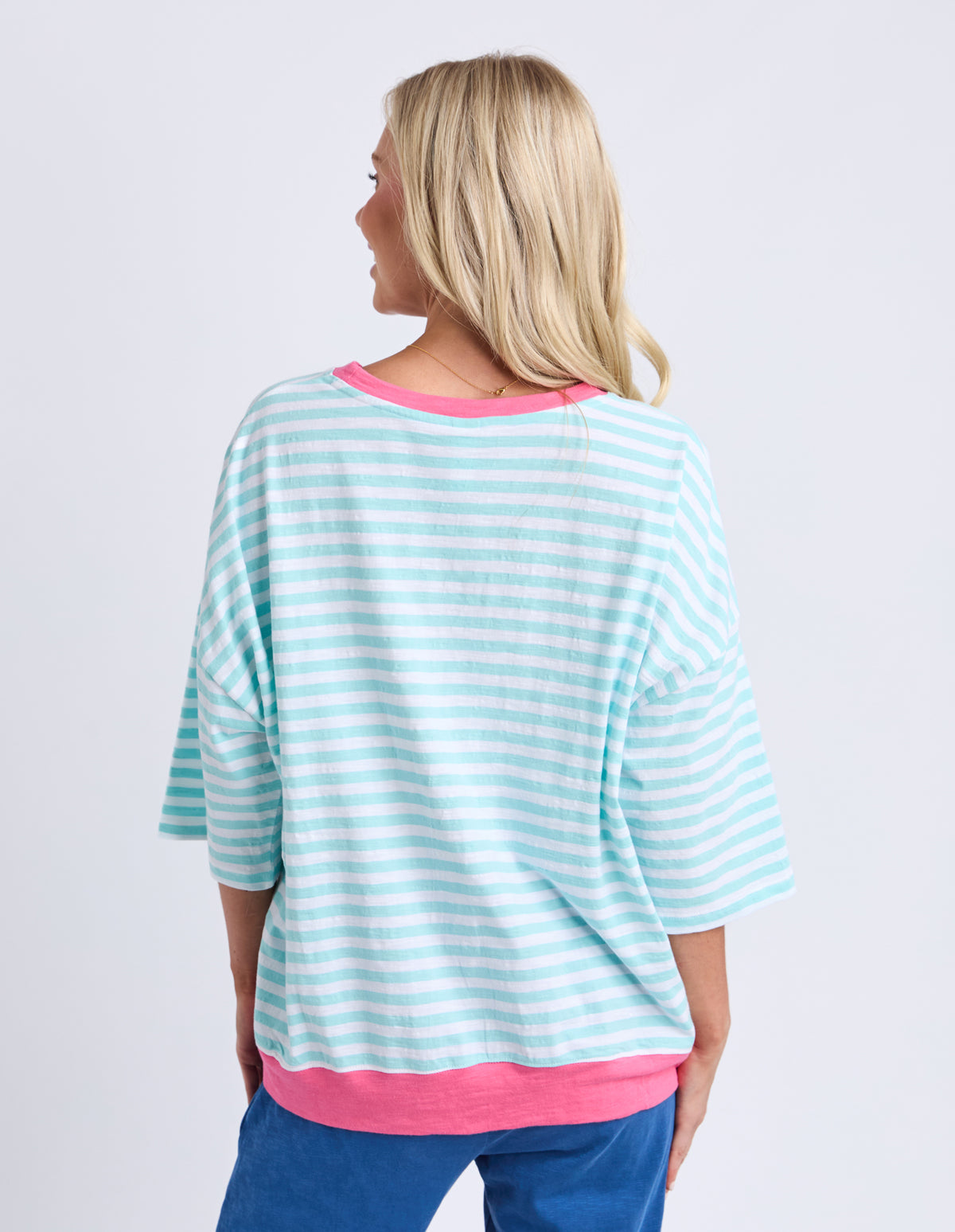 Mazie Stripe Ringer Sweat