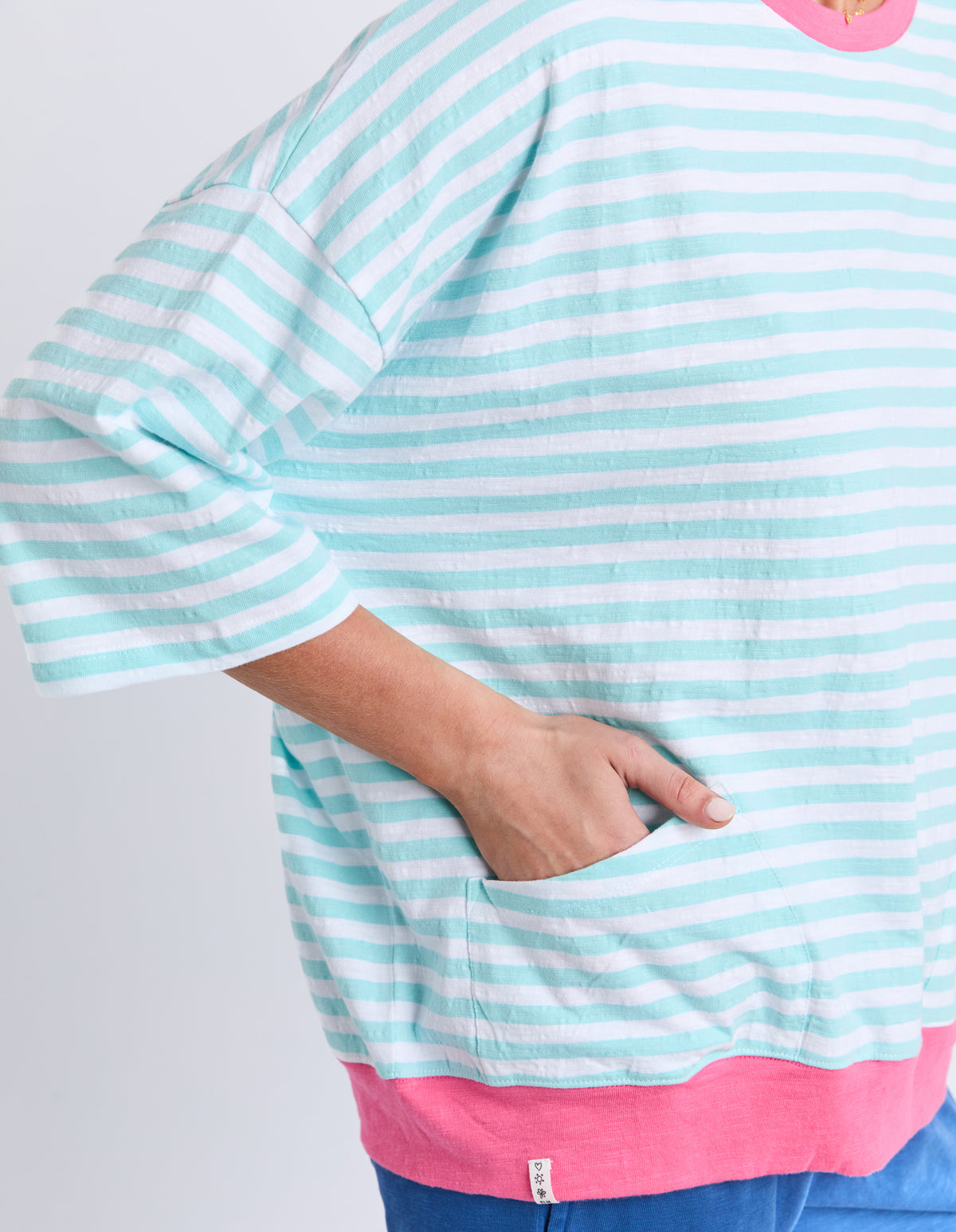 Mazie Stripe Ringer Sweat