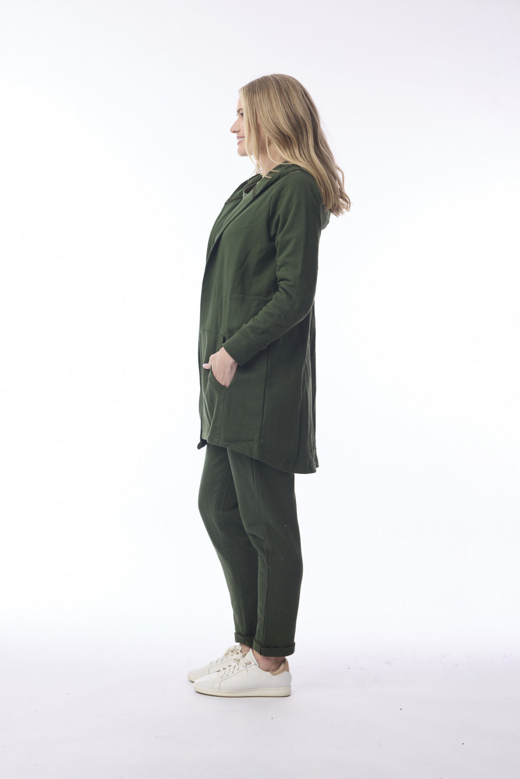 Long Hoodie Cardigan