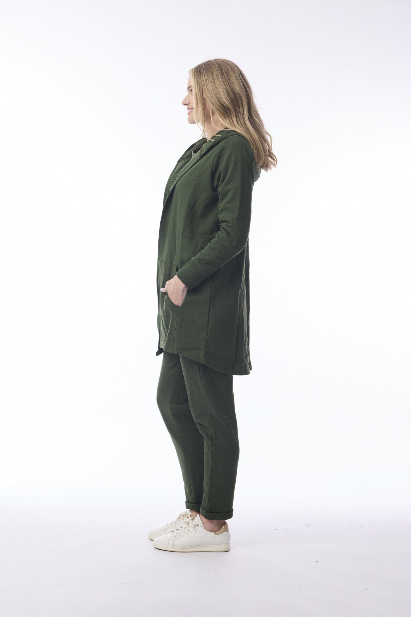 Long Hoodie Cardigan