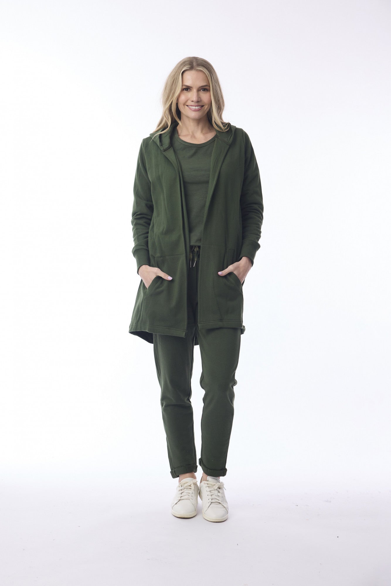 Long Hoodie Cardigan