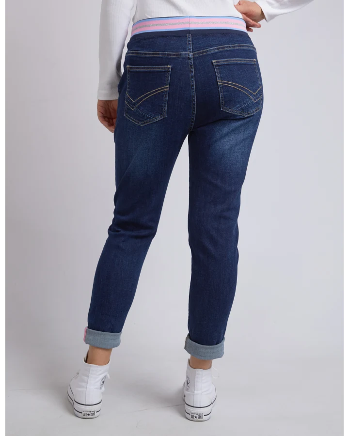 Melody Denim Jogger - Indigo