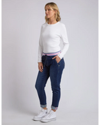 Melody Denim Jogger - Indigo