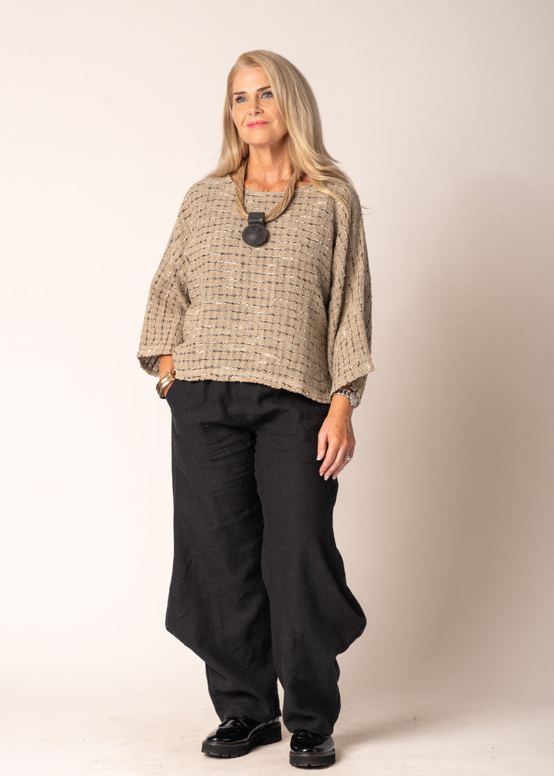Naida Linen Top