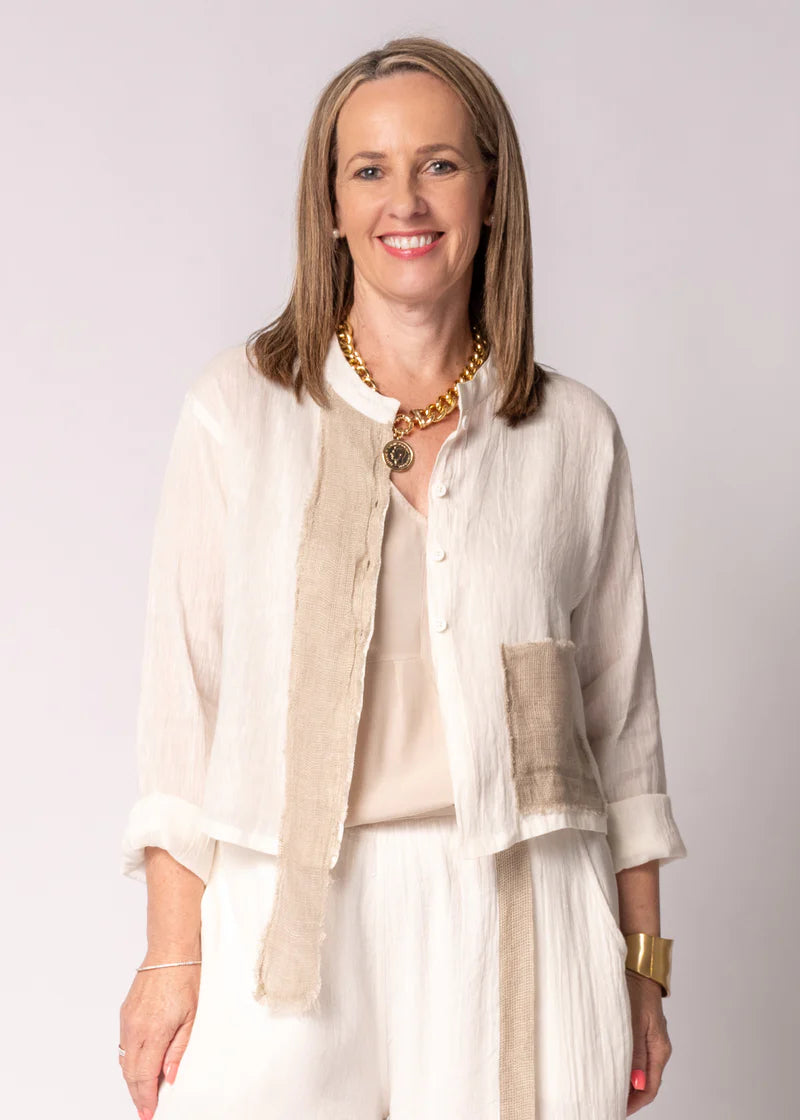 Emery Linen Top
