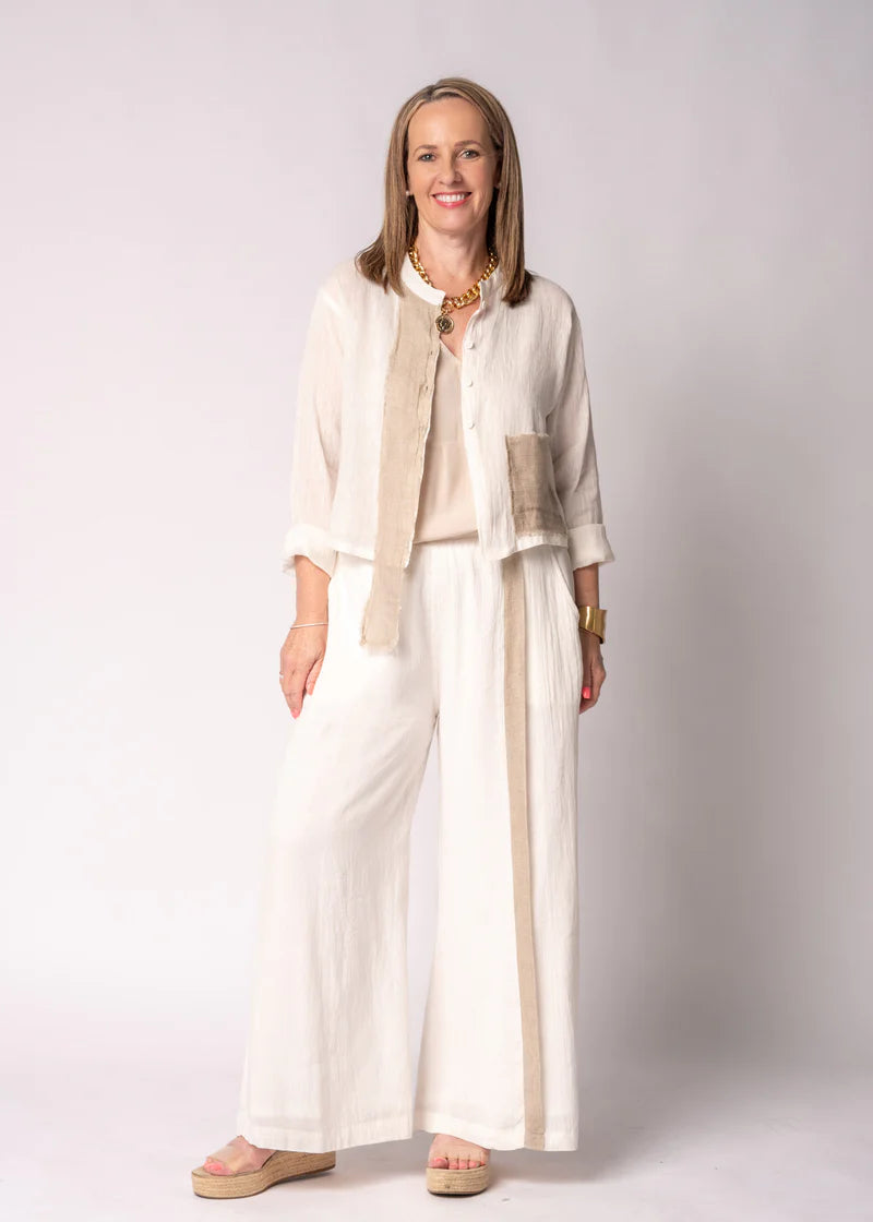 Emery Linen Top