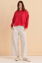 Barrel Leg Sweatpant