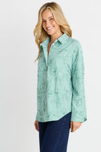 Sage Stripe Shirt