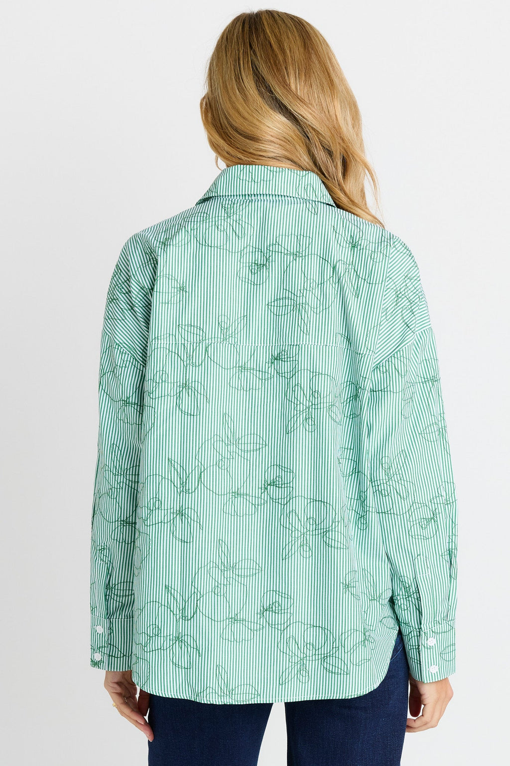 Sage Stripe Shirt