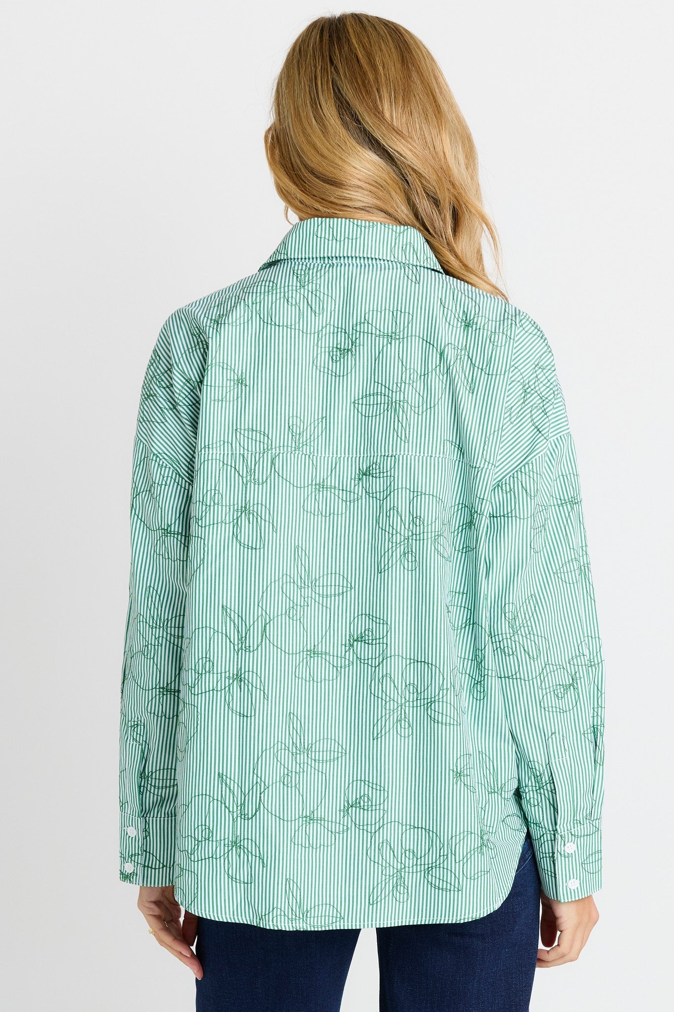 Sage Stripe Shirt
