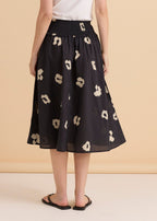 Reagan Poplin Skirt - Leopard Print