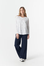 Come Back Queen Cross Long Sleeve Tee