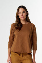 On Repeat Raglan Tee - Fox