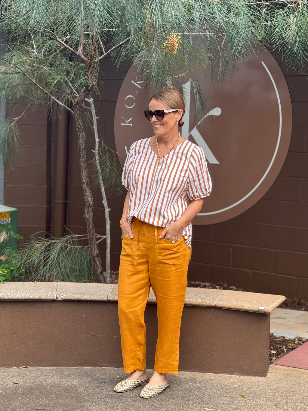Amber V Neck Swing Top
