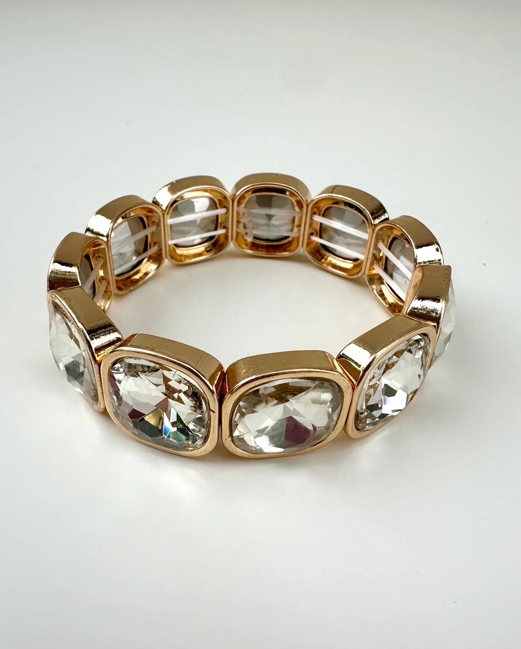 Colourful Gem Bangle Bracelet