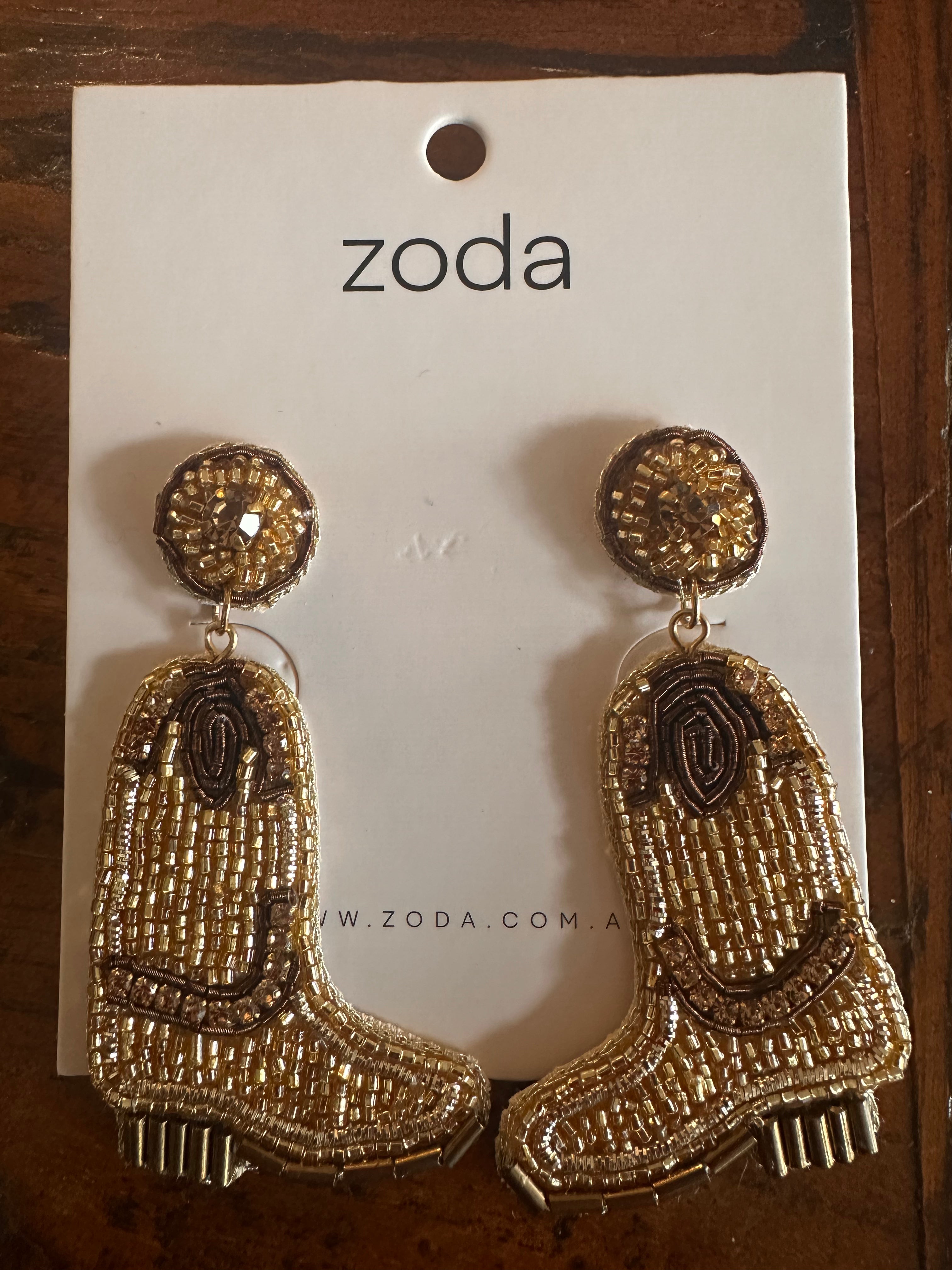 Beaded Earring Cowboy