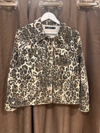 Leopard Denim Jacket