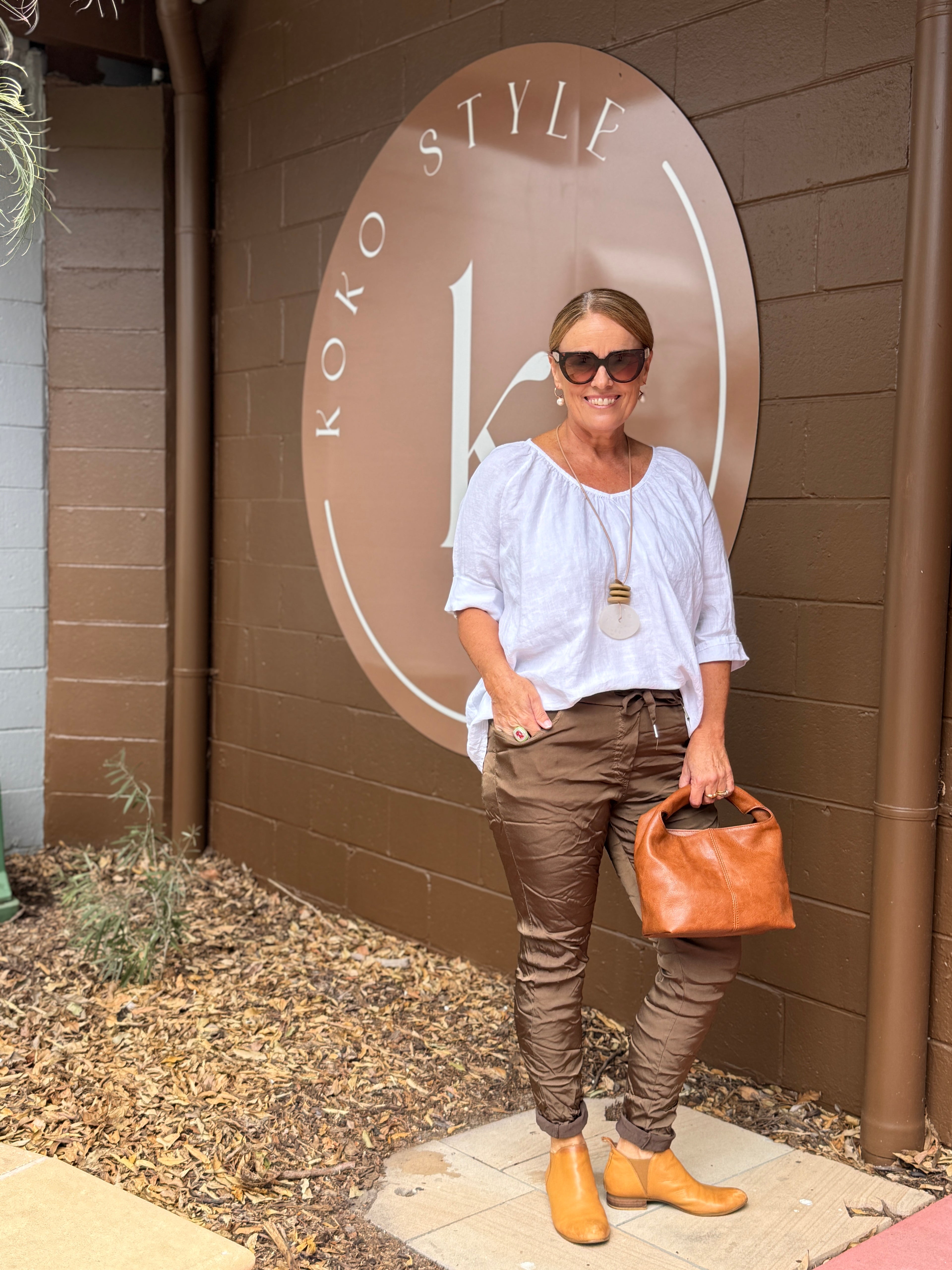 Scollatura Linen Top