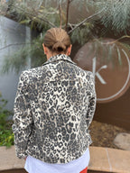 Leopard Denim Jacket
