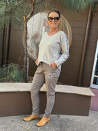 Leopard Sparkle Jogger