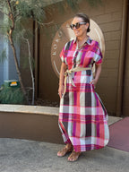 Checked Dress