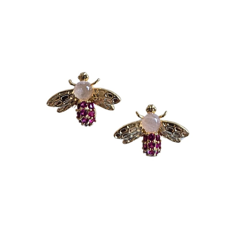 Bee Gem  Earring