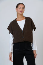 Knit Vest Cardigan