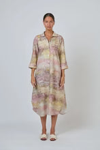 Jardin Sleeved Linen Dress