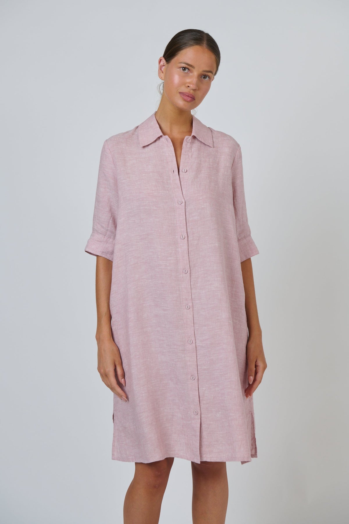 Radish Linen Dress