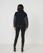 Denim Sleeve Contrast Jacket