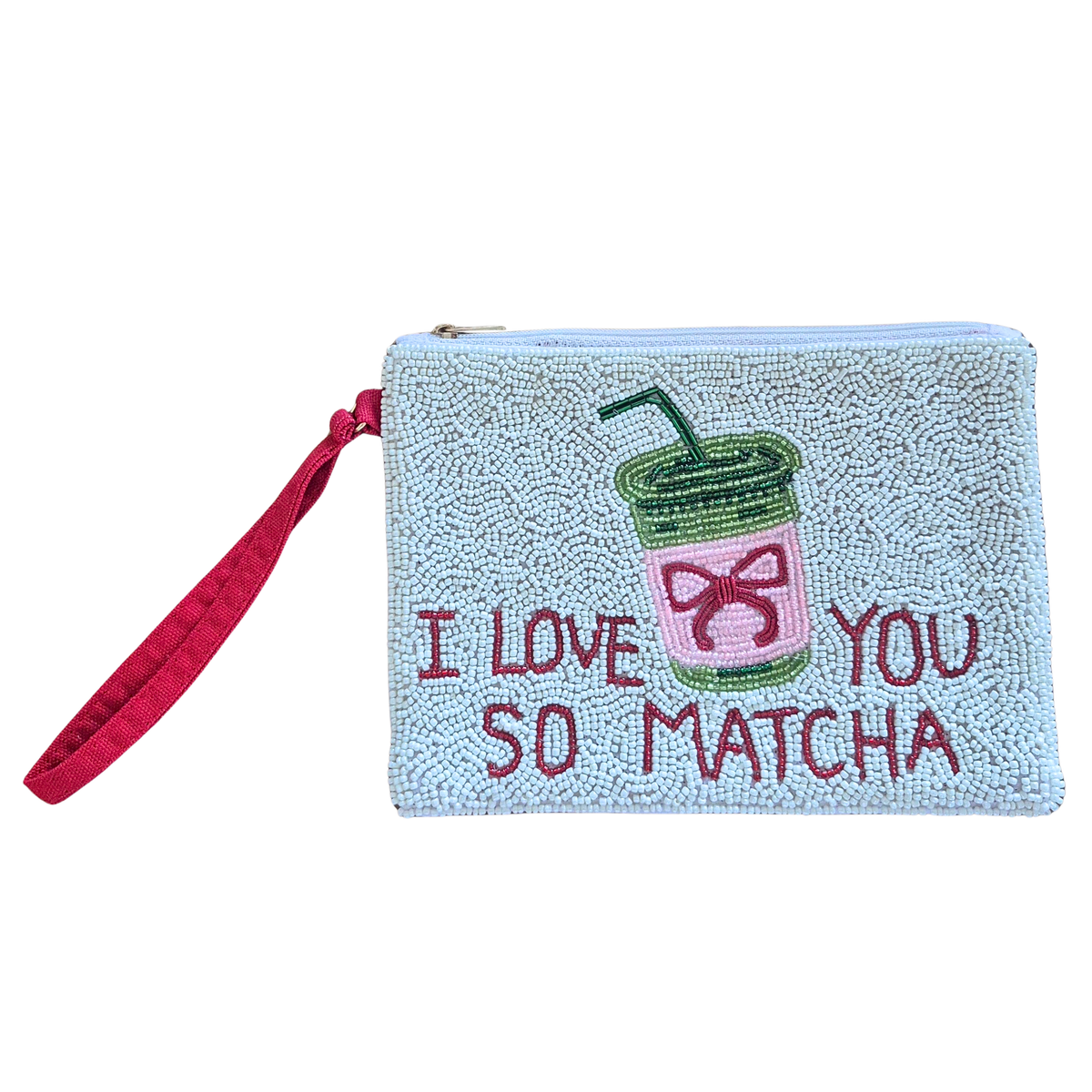 Beaded Purse Matcha