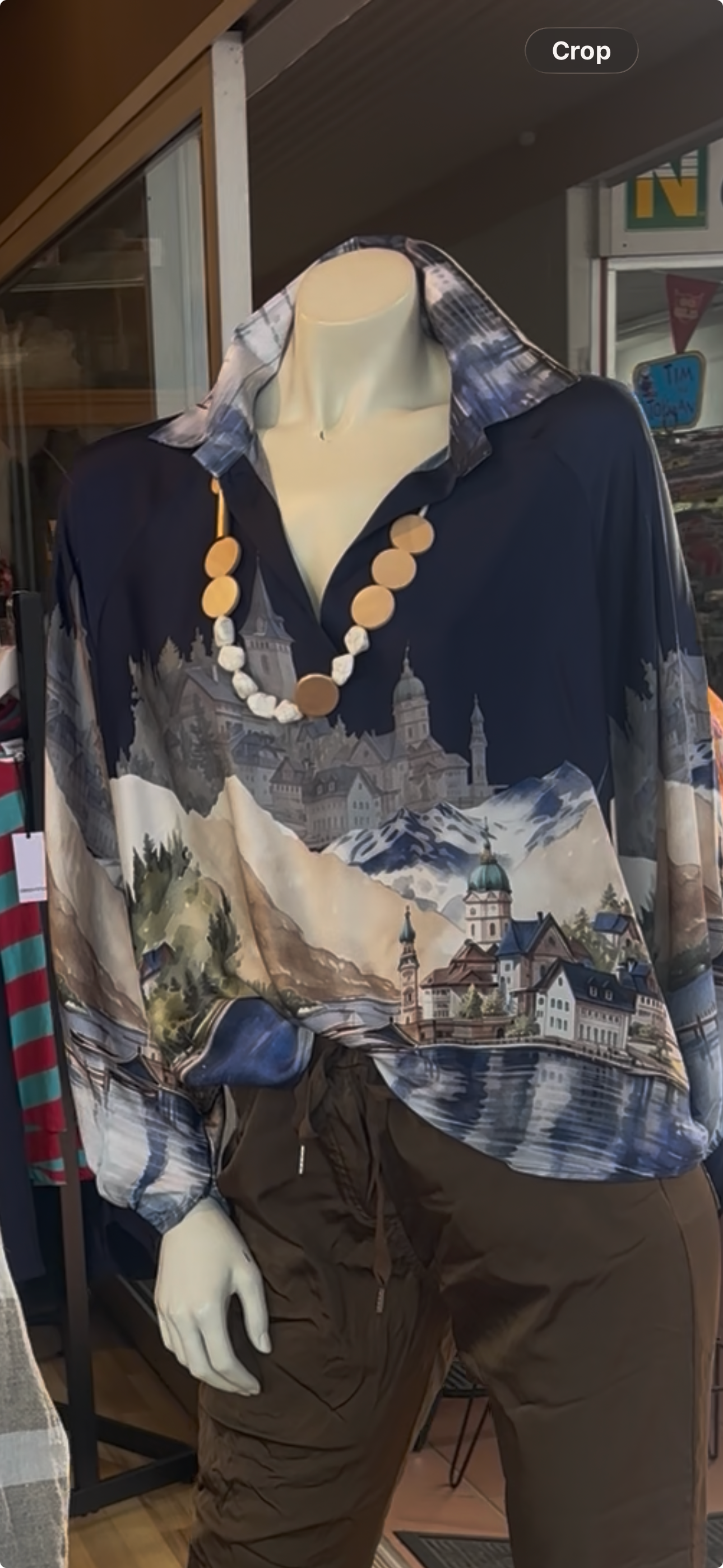Landscape Satin Tunic