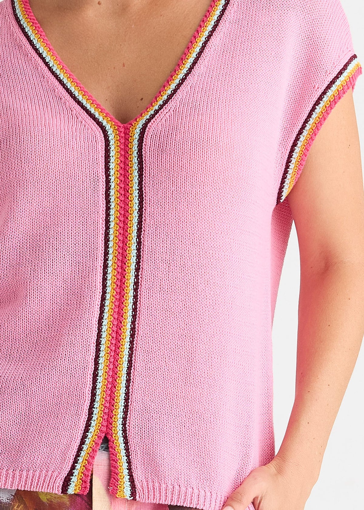 Crochet Trim Tank