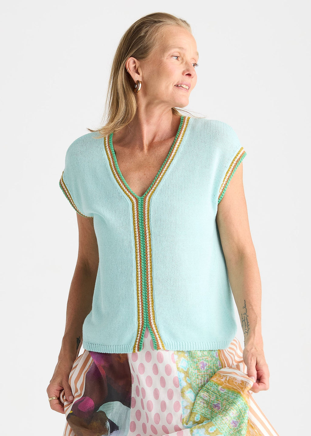 Crochet Trim Tank