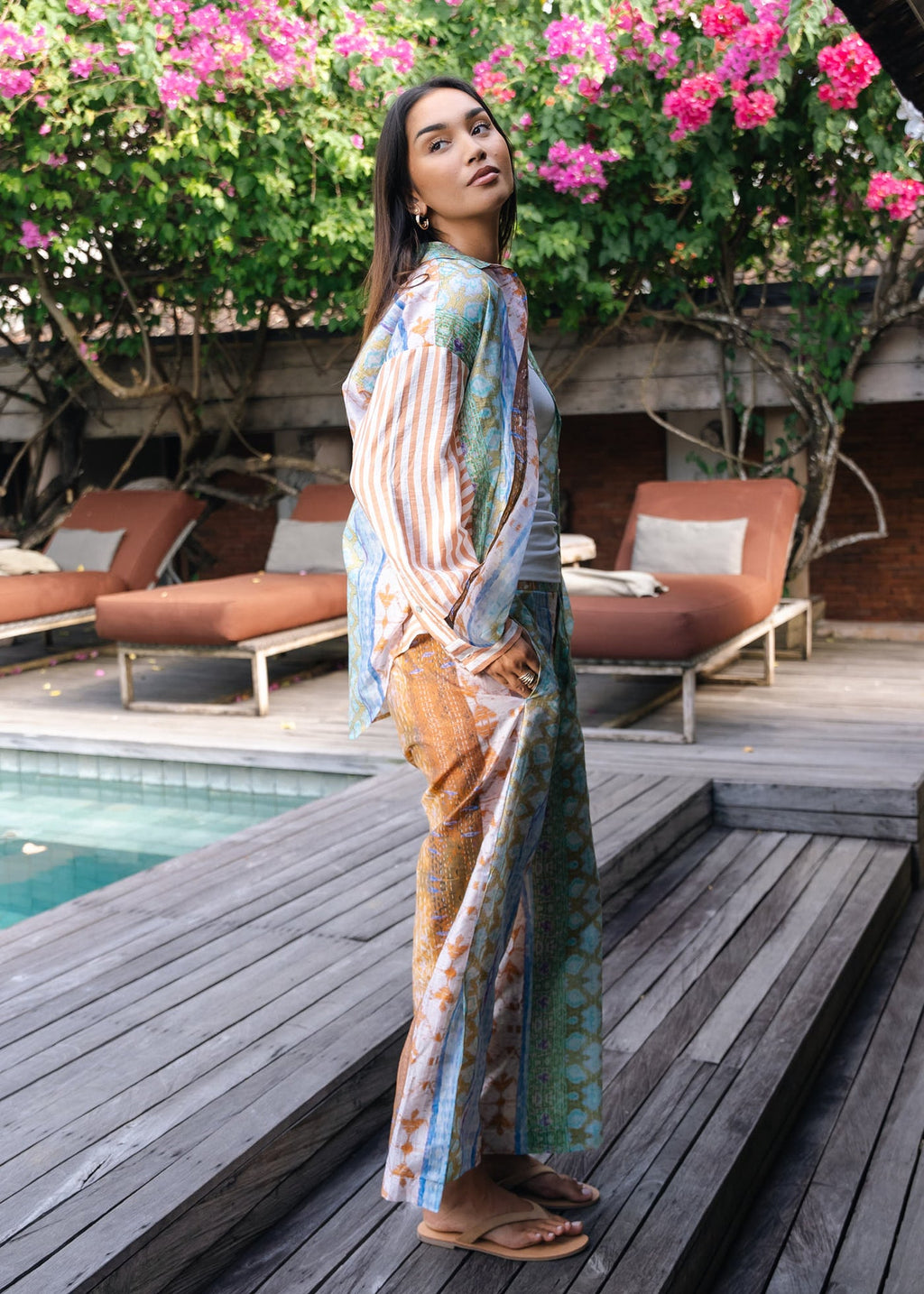 Wide leg Pant - Riverside