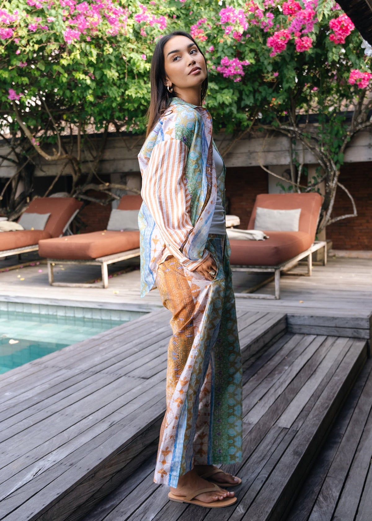 Wide leg Pant - Riverside