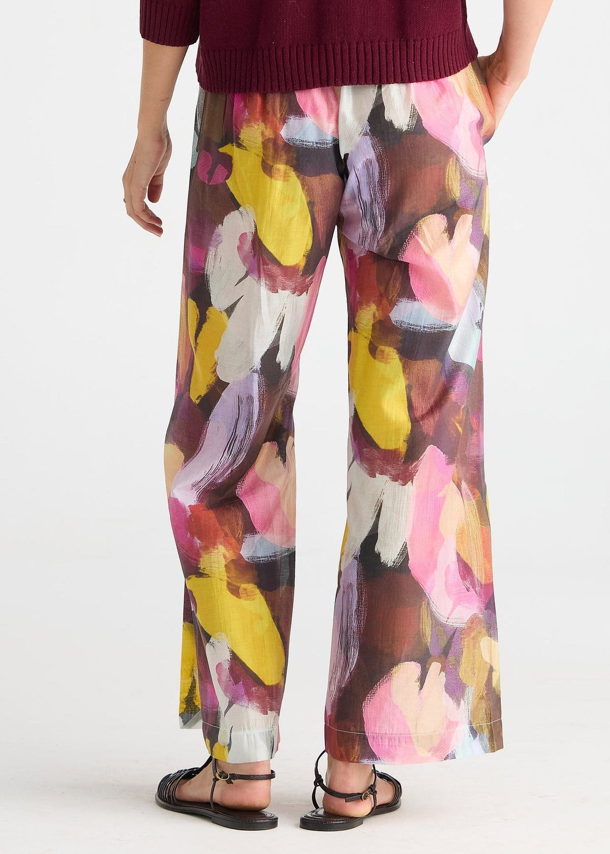 Wide Leg Pant - Sunset