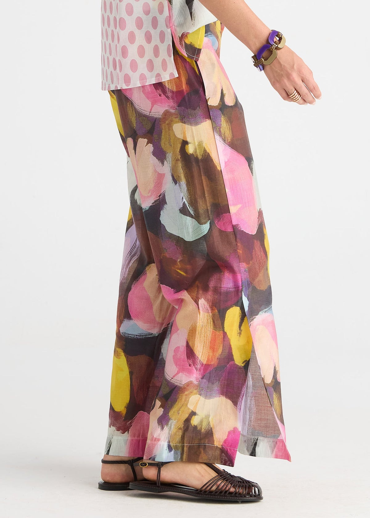 Wide Leg Pant - Sunset