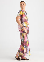 Pattern Clash Top - Sunset