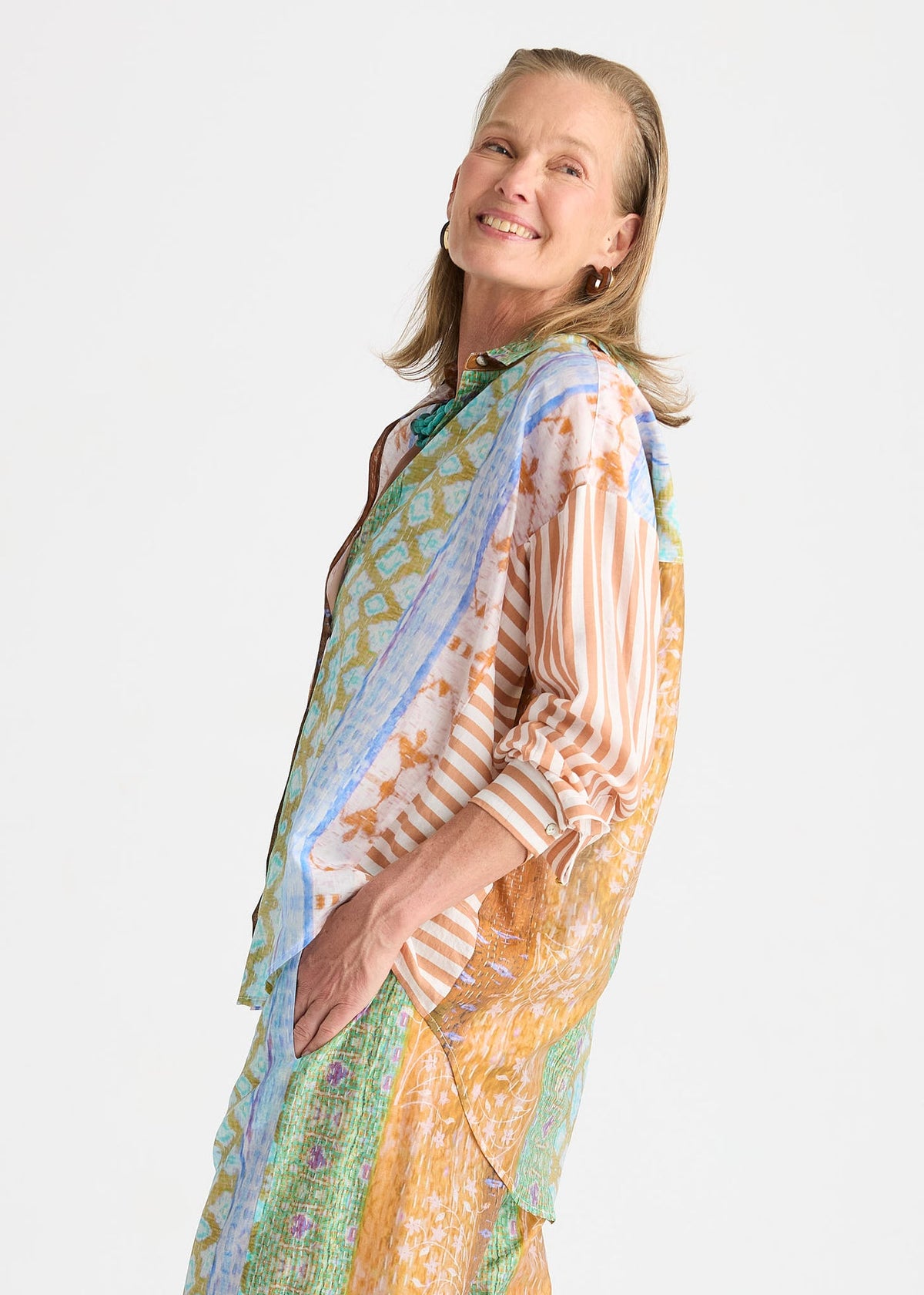 Pattern Clash Shirt - Riverside