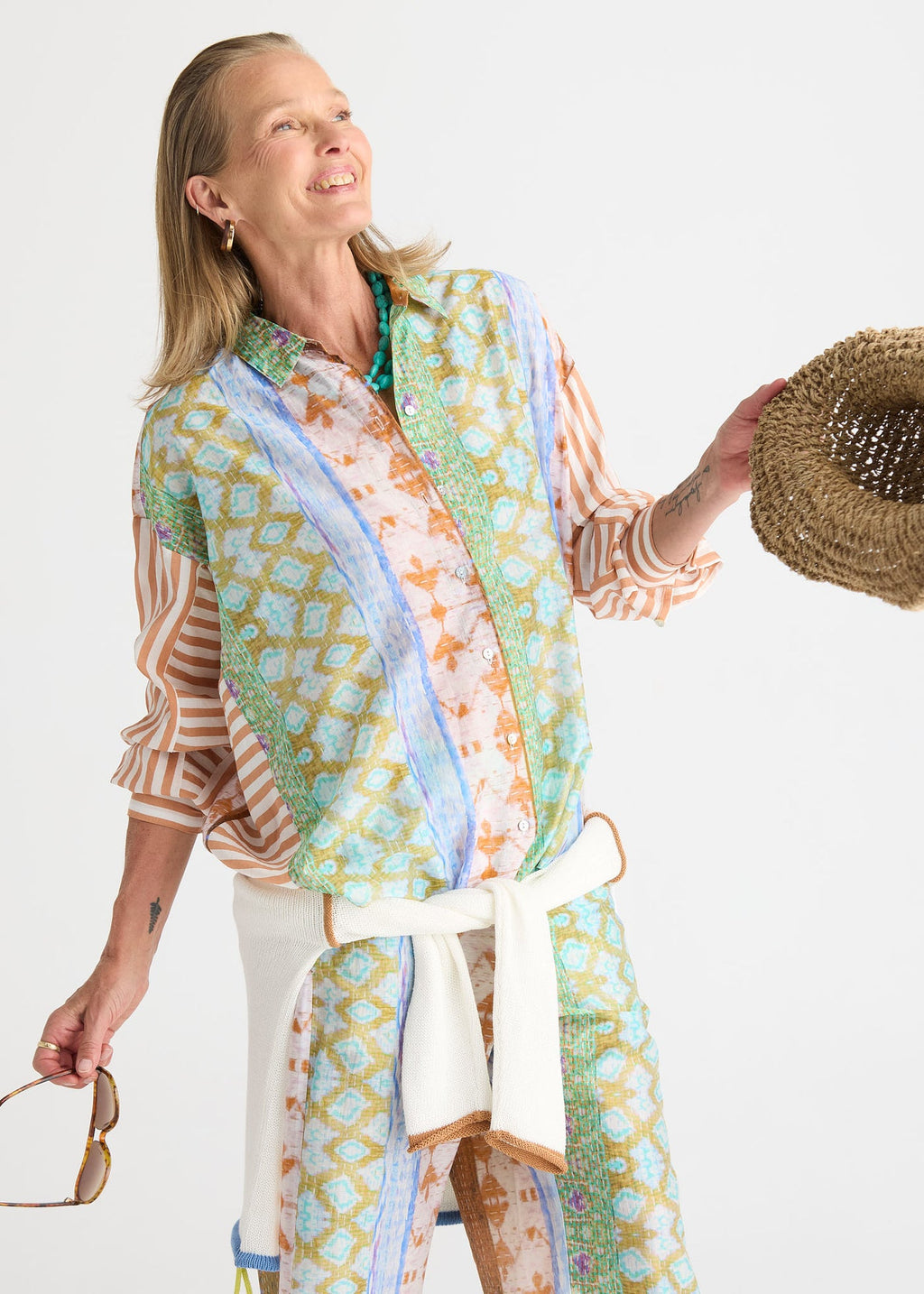 Pattern Clash Shirt - Riverside