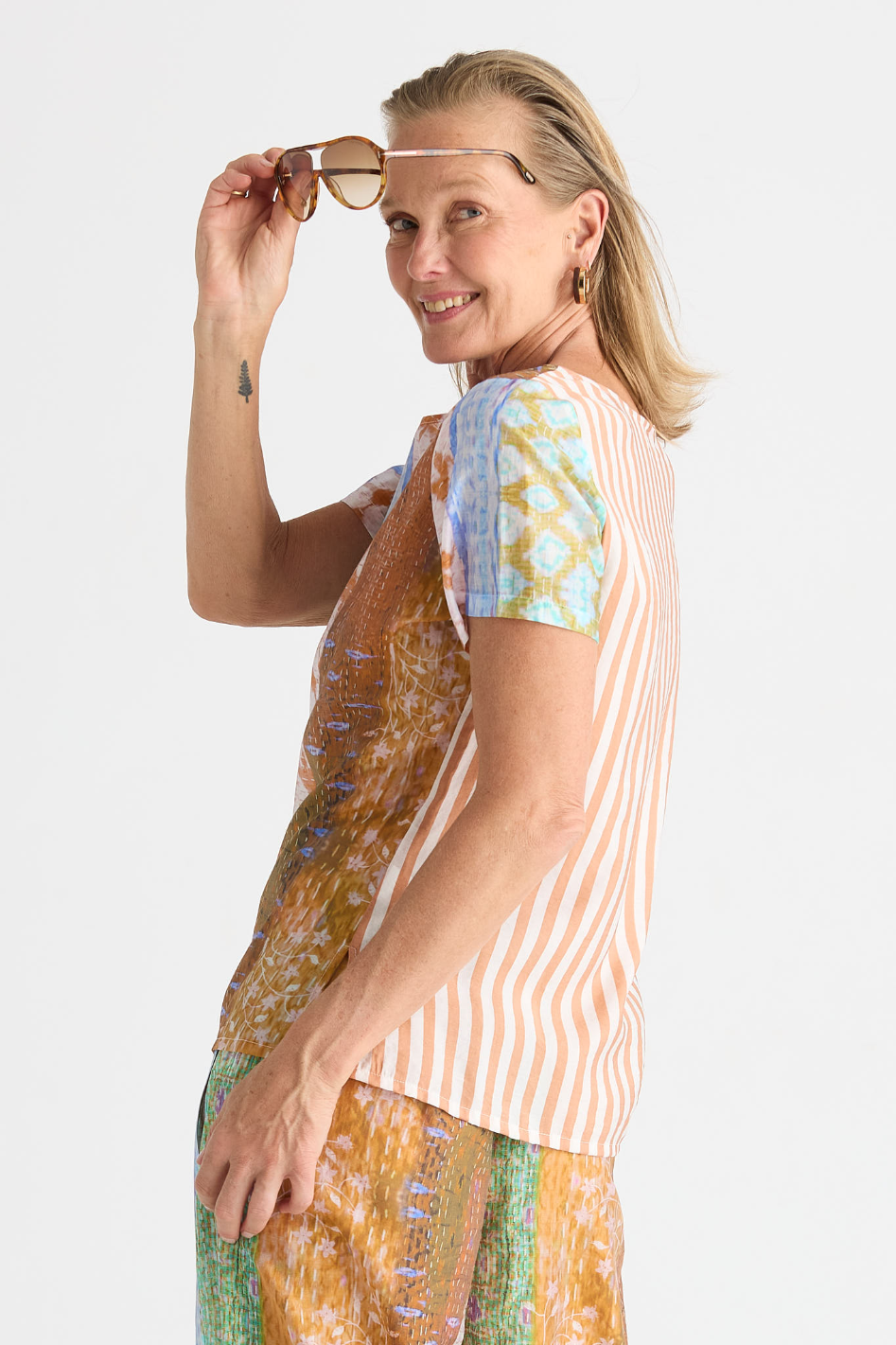 Pattern Clash Top - Riverside