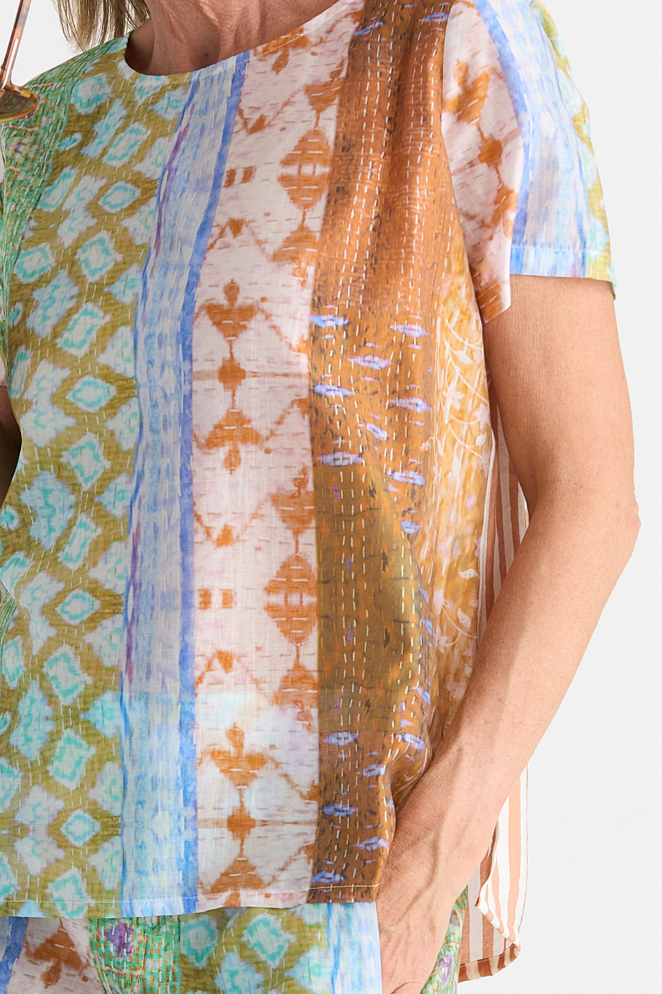 Pattern Clash Top - Riverside