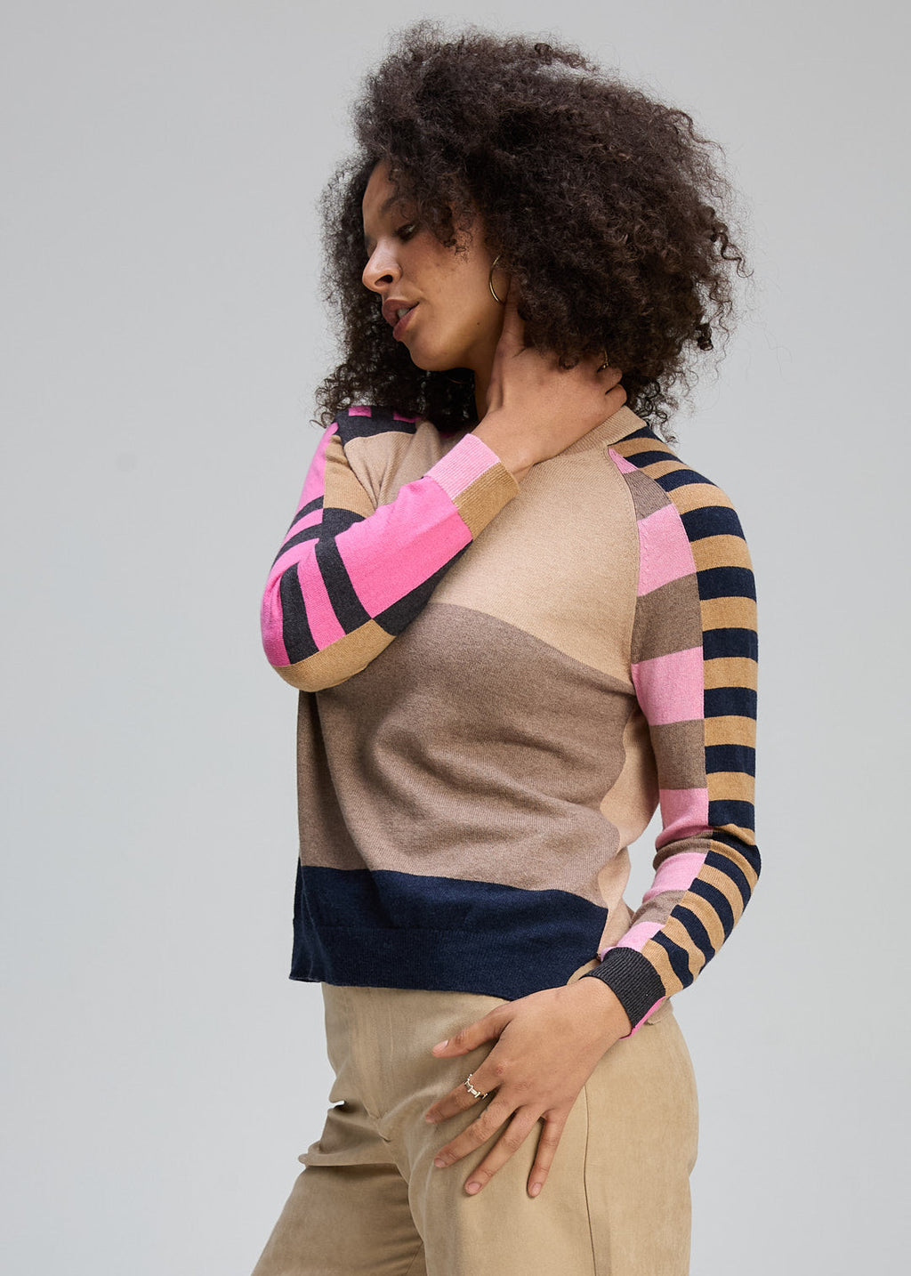 Colour Block Knit