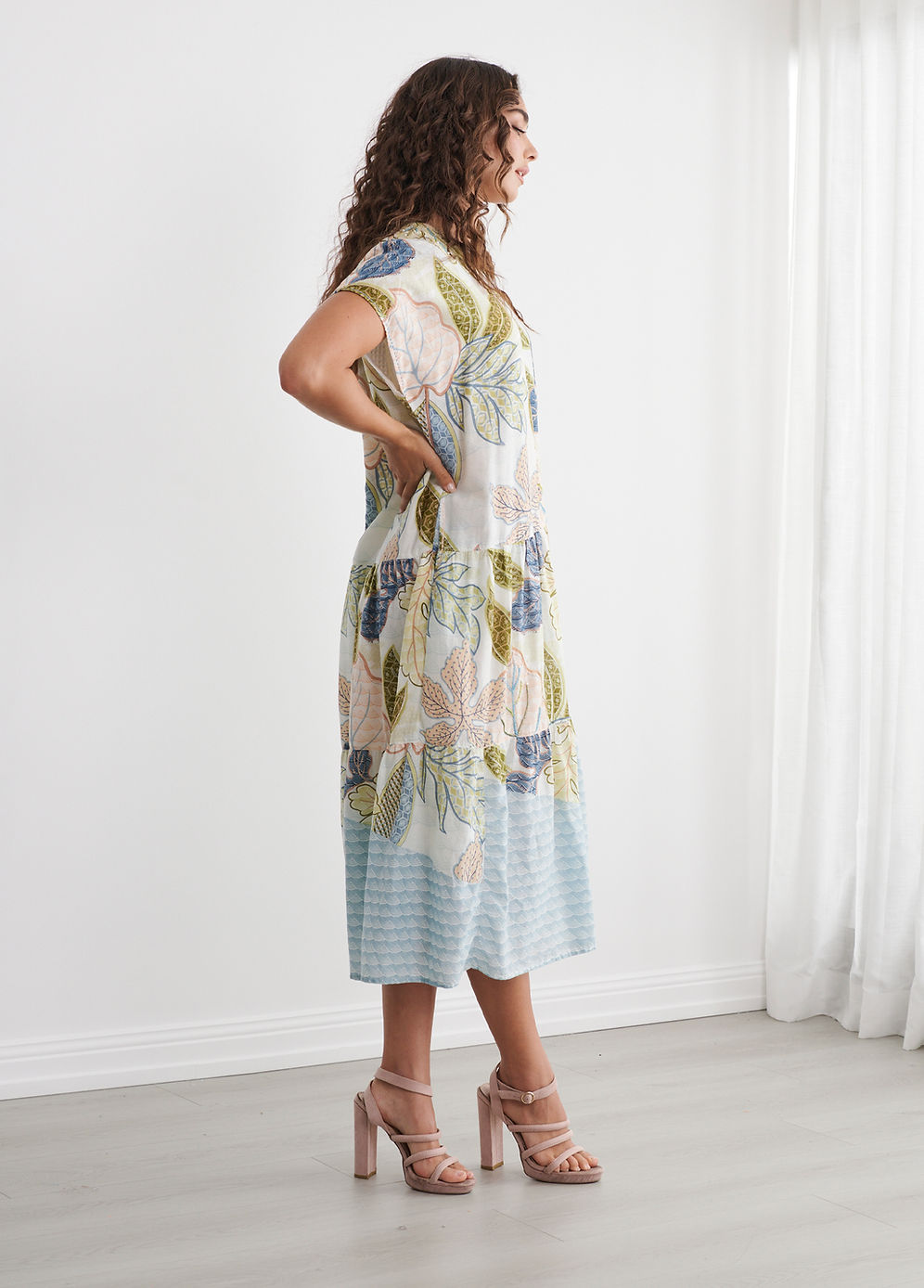 Floriental Print Dress