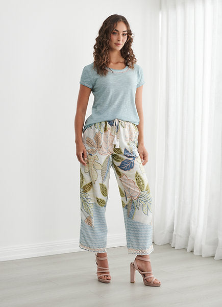 Floriental Print Pant
