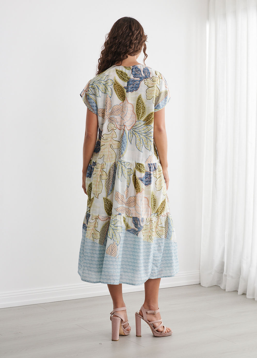 Floriental Print Dress